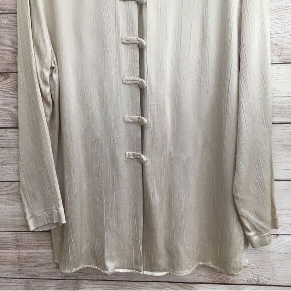 VINTAGE SARA MICHELLE TEXTURED SATINY LOUNGE SET - Picture 10 of 12